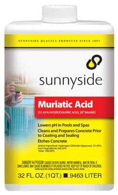 Sunnyside 32 Oz. Muriatic Acid