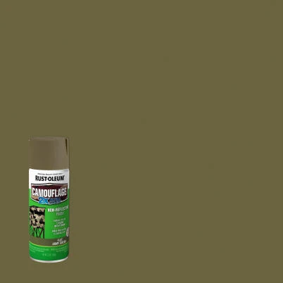 Rust-Oleum Camouflage 2X Ultra Cover 12 Oz. Flat Spray Paint, Army Green