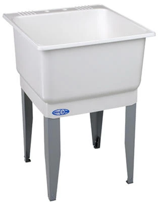 Laundry Tub, White, 23 x 25 In.