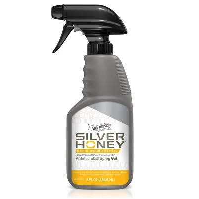 Silver Honey Horse & Animal Rapid Wound Repair Ointment, 2 oz. Spray Gel