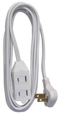 7-foot Extension Cord, 16/2 Spt-2, Low Profile Polarized Plug