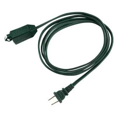 12-Foot 16 Gauge 2 Conductor SPT-2 Green Vinyl Cube Tap Extension Cord