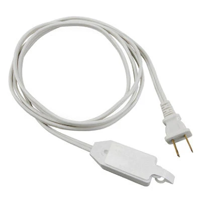 9-ft. 16/2 Spt-2 White Polarized Cube Tap Extension Cord