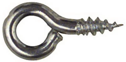 Screw Eye, Small, 3/4 In., #212-1/2, 10-Pk.