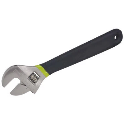 Adjustable Wrench Twelve Inch Heavy Duty Steel Construction with Smooth Jaw Adjustment