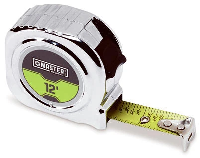 12-Foot Tape Measure with Durable Case and Easy-to-Read Markings