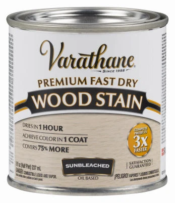 Fast Dry Interior Wood Stain, Oil-Based, Sun Bleached, 1/2-Pt.