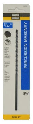 Percussion Masonry Drill Bit 5/32 X 5-1/2-inch Carbide Tipped