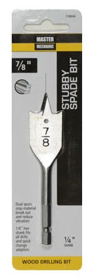 MM 7/8X4 STUB SPADE BIT