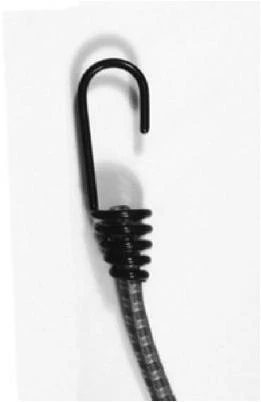 18-Inch Heavy Duty Elastic Bungee Cord with Metal Hooks for Securing Loads