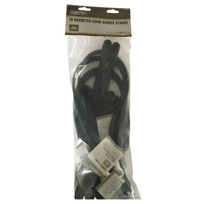 MM10PK RUBB STRAP ASSTD