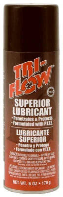 Tri-Flow Lubricant with PTFE, 6 oz. Aerosol