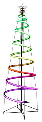 Neon Flex Spiral Tree, 6-Ft.