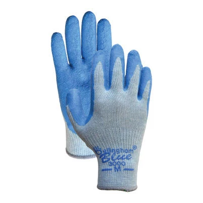 Extra Large Work Gloves with Rubber Palm and Knit Liner for Enhanced Grip and Comfort