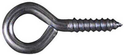Screw Eye, #108 Medium, 1-17/32 In., 5-Pk.