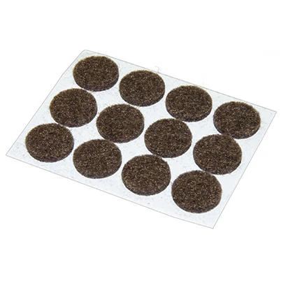 TG 12PK 1/2BRN FELT PAD