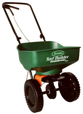Turf Builder EdgeGuard Mini Broadcast Spreader