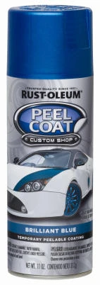 Custom Shop Automotive Spray Paint, Blue Color, 11 Ounce Can