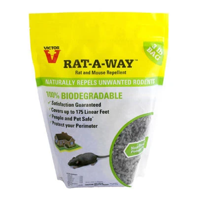 Rat-A-Way Rodent Repellent, Granular, 3 Lb.