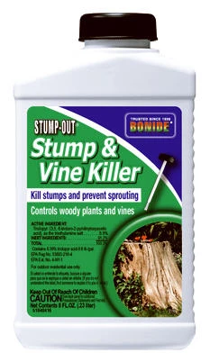 Stump-Out Stump & Vine Killer, Fast Acting Home Tree Stump Removal, 8 oz. Concentrate with Applicator