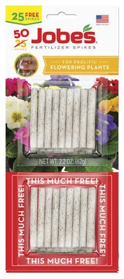 Flowering Plant Food Spikes, 10-10-4 Formula, 50-Pk.