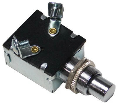 15a Momentary-on Push Button Switch, Model Ua422100 For 12v Dc Circuits
