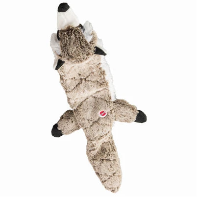 Quilted Raccoon Dog Toy, 23-In.