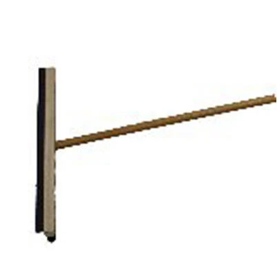 18 Inch Driveway Coater Brush with Polypropylene Bristles and 48 Inch Wood Handle Squeegee
