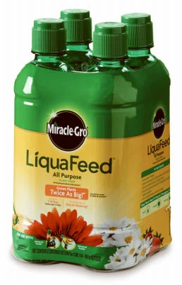 Liquafeed All Purpose Plant Food, 16-Fl. oz. Refills Bottles, 4-Pack