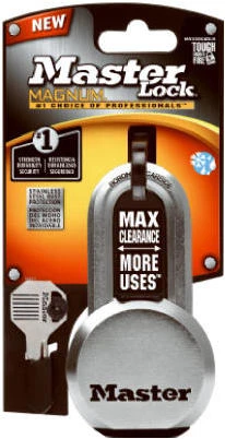 Magnum Solid-steel High-security Padlock With 2-inch Shackle