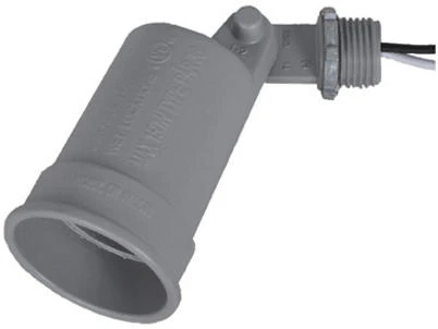 ME GRY WP PORC LAMP