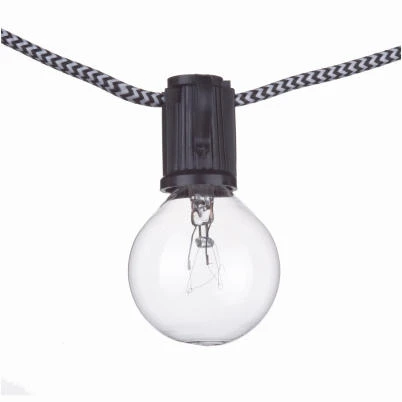 Denver 10-Light Incandescent String Light Set, 10 Feet Long