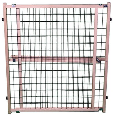Adjustable Wire Mesh Pet Gate, Fits Openings 29.5 to 50 Inches Wide by 32 Inches High
