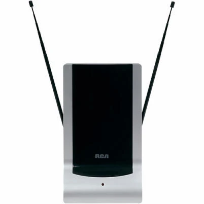 Amplified Indoor Television Antenna with 55 Decibel Amplifier for Enhanced Signal Reception