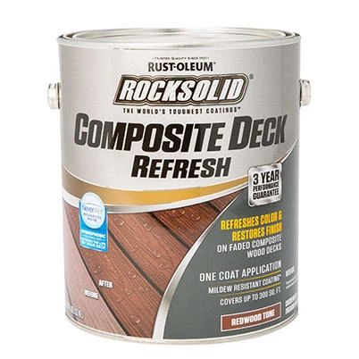RockSolid Composite Deck Refresh, Redwood, 1-Gallon