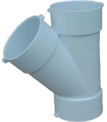 PVC Pipe Sewer And Drain Wye, 4 In.