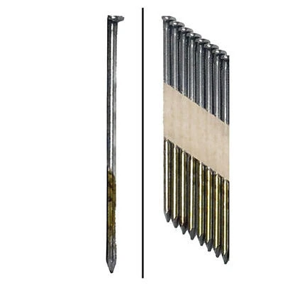 Collated Framing Nails, Paper Tape, Ring Shank, Brite, 2-3/8-In. x .113, 2,000-Ct.