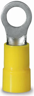 Ring Terminals, 3/8-In. Stud, 14 AWG, 4-Pk.