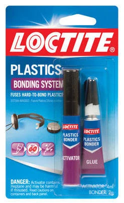 Plastics 2-Part Bonding System with Activator, 2 gm