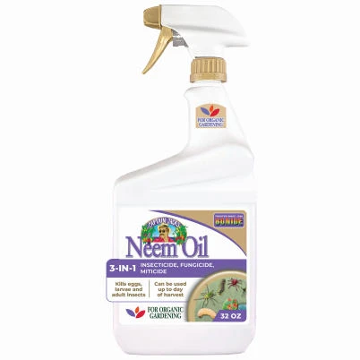 Captain Jack's Organic Gardening Neem Oil, Multi-Purpose Fungicide, Insecticide and Miticide, Ready-to-Use 32 oz. Spray