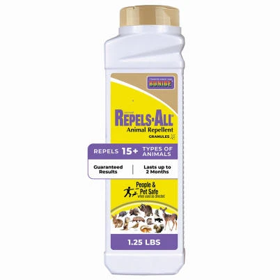 Repels-All Natural Deer, Rabbit & Animal Repellent Granules, 1.25 Lbs. Ready-to-Use