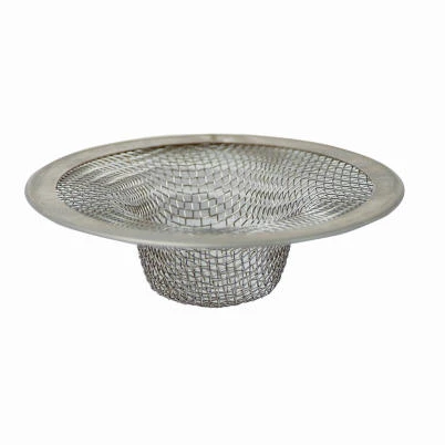 Bathtub Mesh Strainer, Chrome, 2-3/4 In.