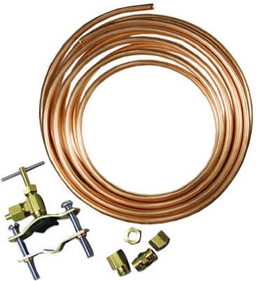 Copper Ice Maker Kit, 1/4 In. x 25 Ft.