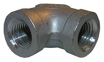 Stainless Steel 90-degree Pipe Elbow, 3/8 Inch, Type 304, Female X Female