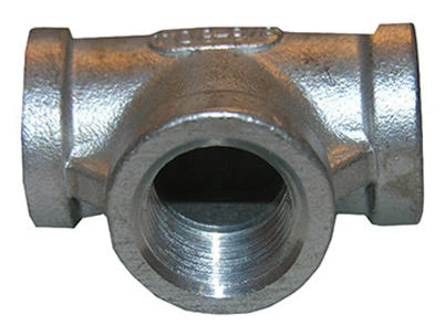 3/4 Inch Stainless Steel Female Iron Pipe Tee, Type 304, 150 Lb Rated