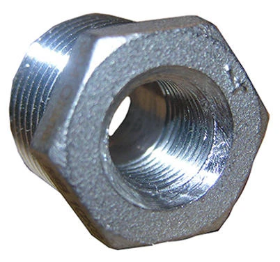 Stainless Steel Reducing Hex Bushing, 3/8 X 1/4 In., Type 304, 150 Lb Rated