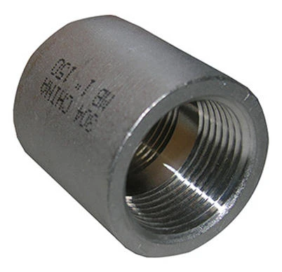 Stainless Steel Pipe Coupling, Three Quarter Inch Diameter, Durable Plumbing Connector