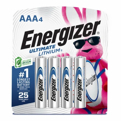 Energizer Ultimate AAA Lithium Battery (4-Pack)