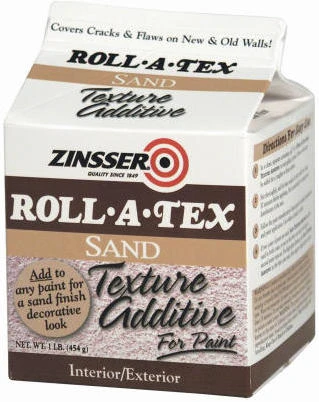 Zinsser Roll-A-Tex Sand Finish Texture Paint Additive, 1 Lb.