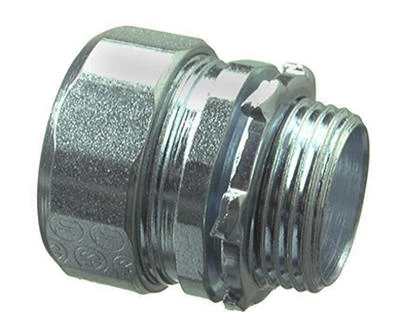 Rigid Compression Connector, Indoor, 3/4-In., 2-Pk.